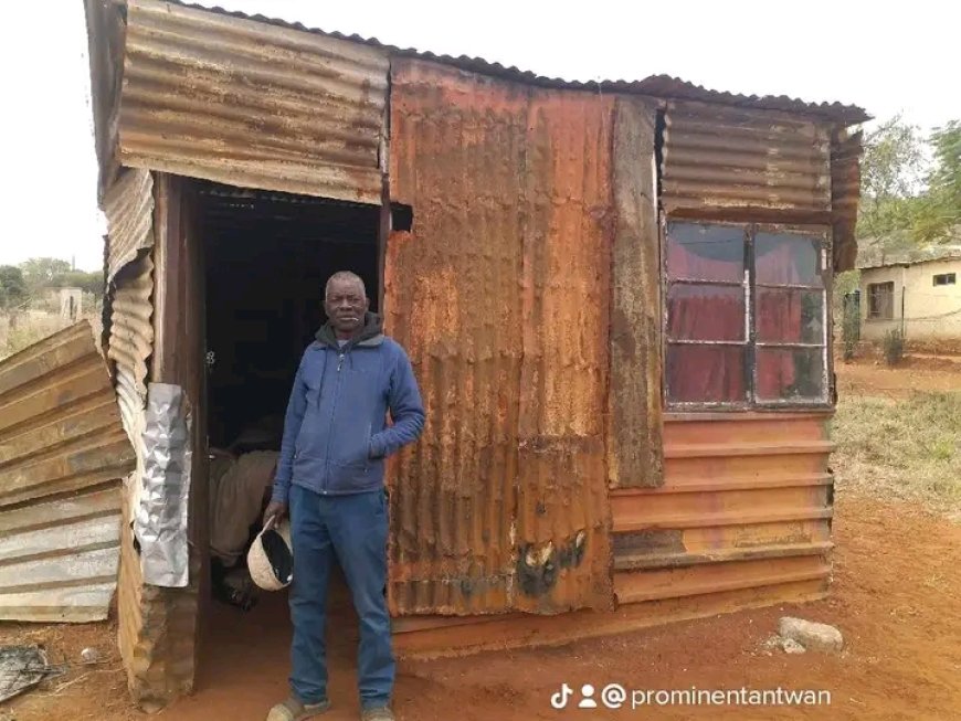 Lucas Mmolayeng Mkhondo is asking the government to build him an RDP house