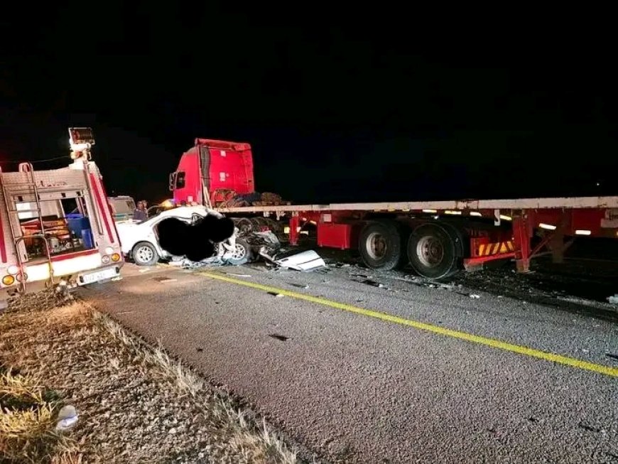 Five people including the driver were killed in a road accident after a Toyota Sedan collided with a lorry in Polokwane