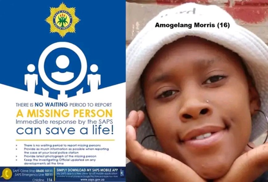 Police are searching for a missing girl in Boshof